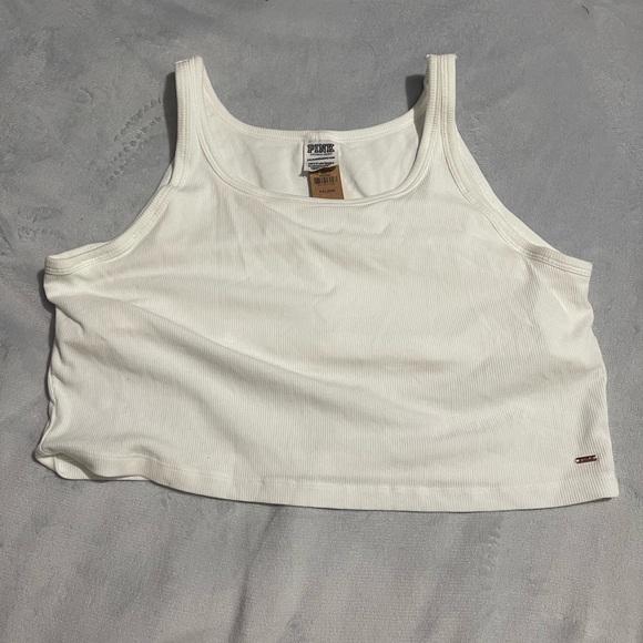 Victoria's Secret Pink Ribbed Crop Top - Picture 3 of 7